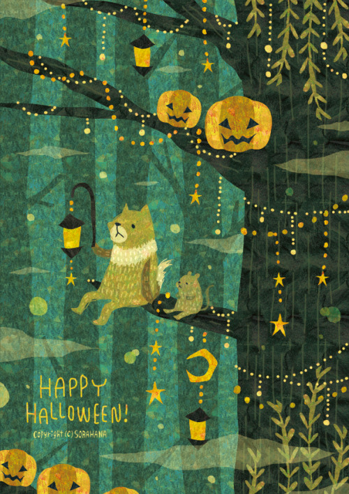 semidarksorahana:HAPPY HALLOWEEN!!By Megumi Inoue.sorahana.ciao.jp/