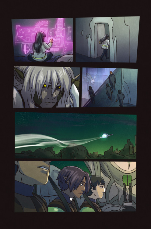 These two Wychwood pages are a montage, but I’m pretty happy with them!Read the comic here :D