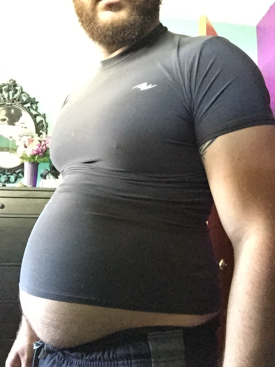 ballbelly:  losemybreath4444:  This use to fit….  What’s wrong with it? I think