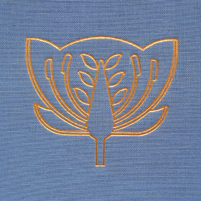 Erik Nitsche, gold embossing design for book binding of the series New illustrated library of scienc