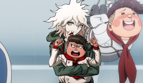 Nagito Komaeda Holding Things