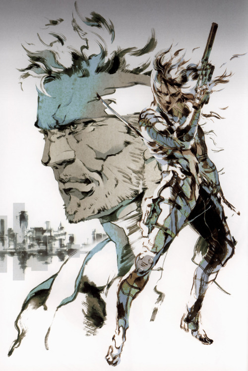 jasmineprasadillustration:  Some great pieces out of The Art of Metal Gear Solid 2 - Sons of Liberty.