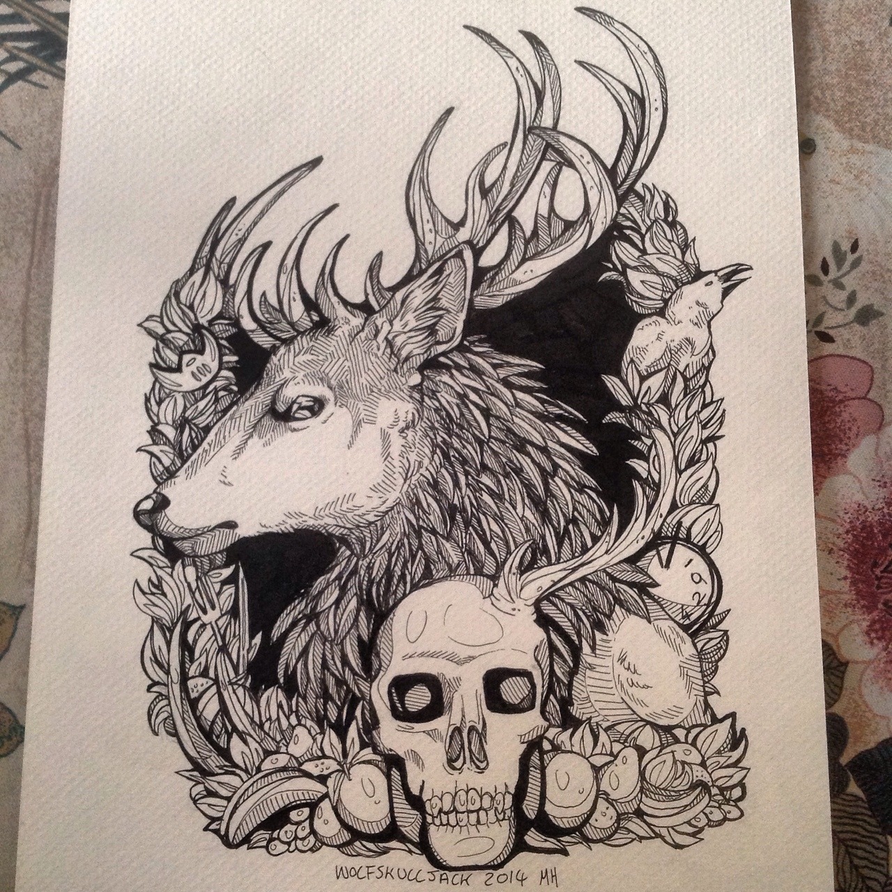 wolfskulljack:  Some pieces that I did last year are now on SALE! Eat the Rude has