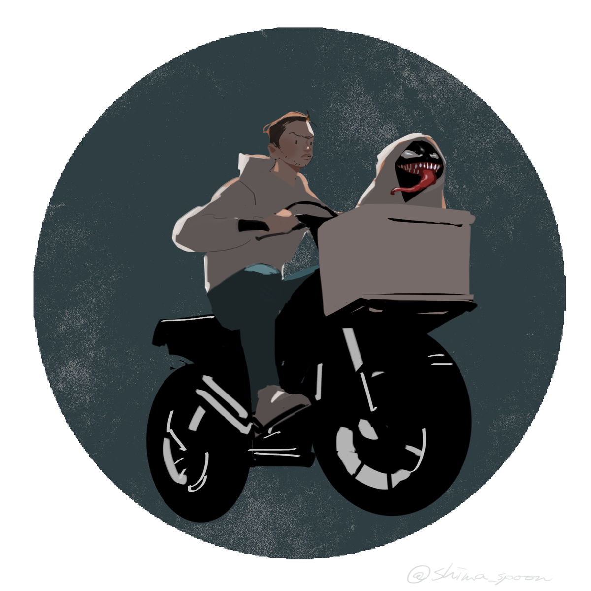 cyberdelph:Venom go home by  @shima_spoon  