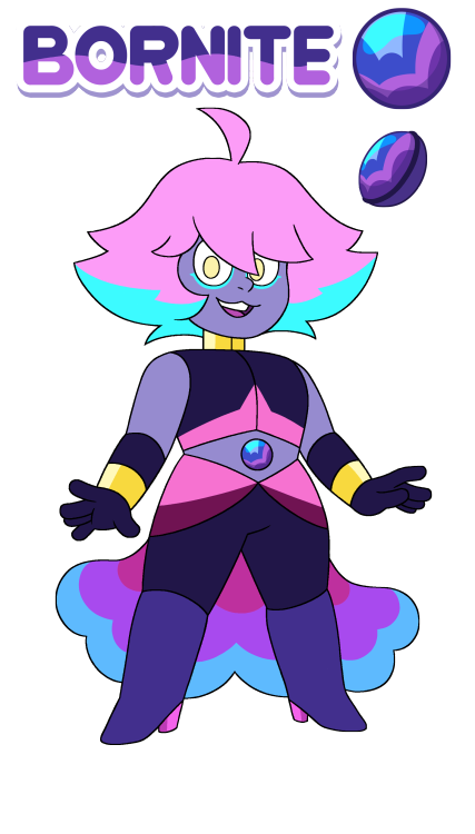 Fullbody Gem commission for @miiyv of their Bornite, he was very fun to draw!