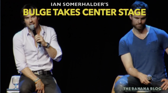 thebananablog: Ian Somerhalder’s Bulge Takes Center Stage:  