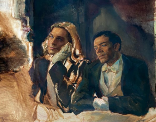 A Wip Of A Big Ass Oil Painting I Impulsively Started A Month Ago But Havent Had Time To Work On