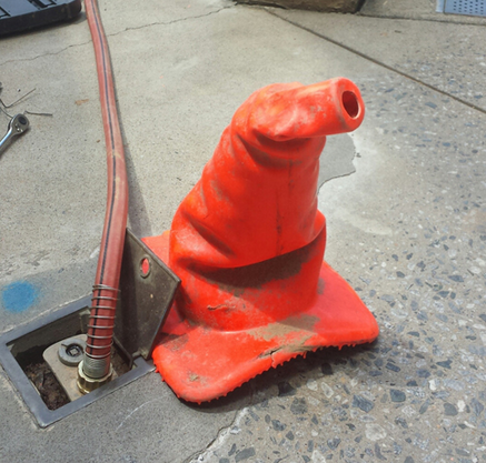 genderoftheday:  Today’s Gender of the Day is: a deflated traffic cone 