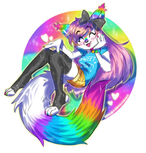 ztaryoumi:  Freebie for b24nd1!!  ☆  FurAffinity ☆ Tumblr ☆ DeviantART ☆ ☆  Commission Page ☆ Wishlist  ☆   Ooo so colorful! <3