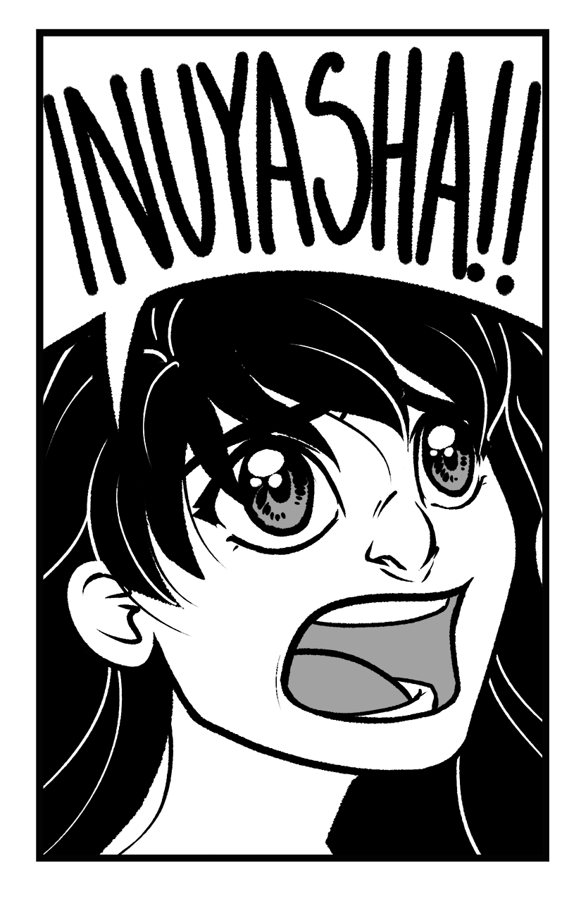 artofmissanthony:  Okay so I have been binge watching Inuyasha lately while I work