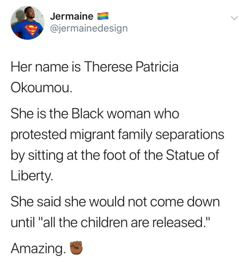 theycallme-misssunshine: odinsblog: Therese Patricia Okoumou. Patriot. You know what you have to do 