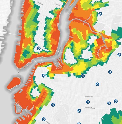 #MapMondays – the recent update to the NYC Flood Hazard Map identifying hurricane evacuation zones a