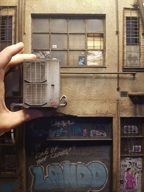 kaylapocalypse: mayahan: Joshua Smith’s Urban Miniature Cities So Detailed You’ll Need A Magnifying Glass He should see if he can get a job at Laika  