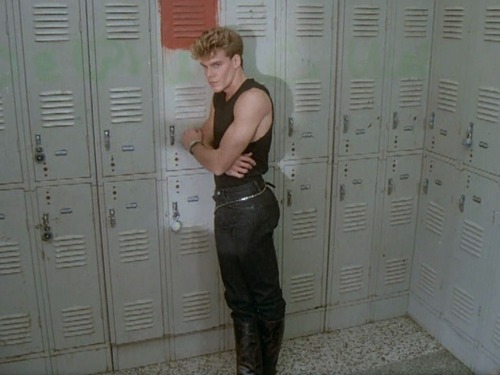 hunksploitation:  Craig Sheffer in Voyage of the Rock Aliens (dir. James Fargo, 1984) 