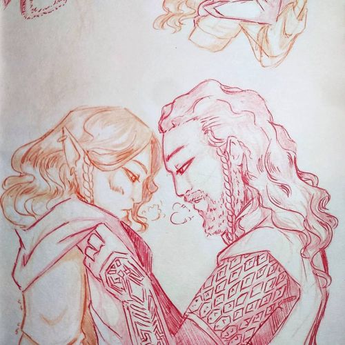 And even more sketches from Eriorn and Thorin✨Thorins Proportions are a bit off but besides that, I 