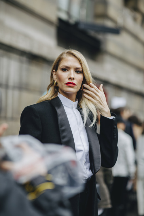 Elena perminova by Claire Guillon - CGstreetstyle