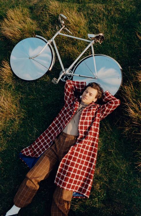 Harry Styles photographed by Tyler Mitchell for Vogue, 2020