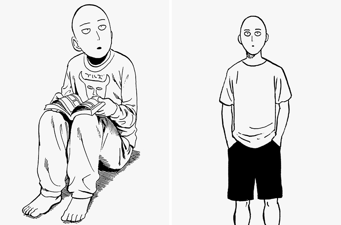 saitamaspupil:  Saitama + different outfits 