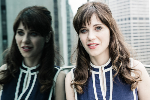 photoshootsquare:  Zooey DeschanelDustin Cohen Photoshoot 2014 for USA Today