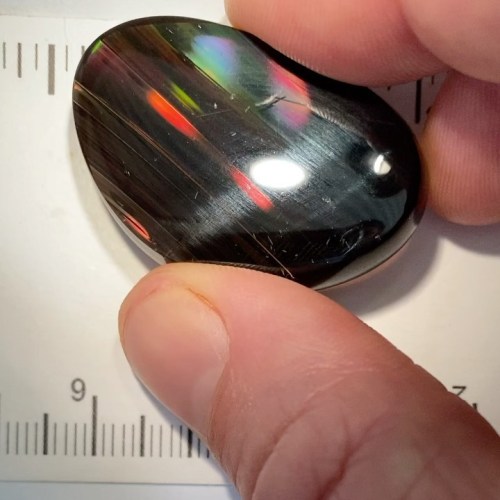 Fire obsidian from glass buttes. Oregon. This material only come from this single location. Multiple