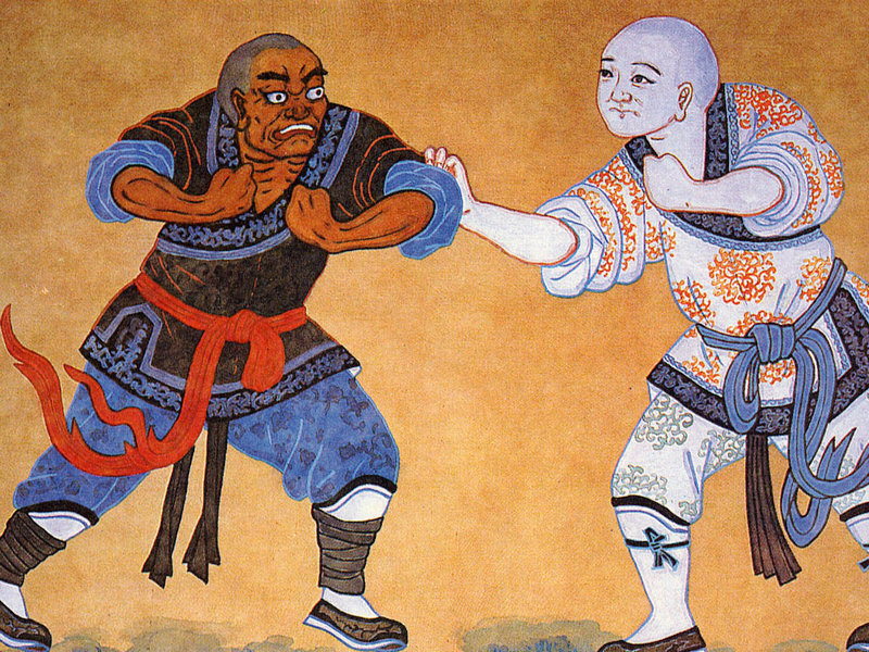 taichicenter:  Ancient Chinese kung fu is not only good. And painters also is very