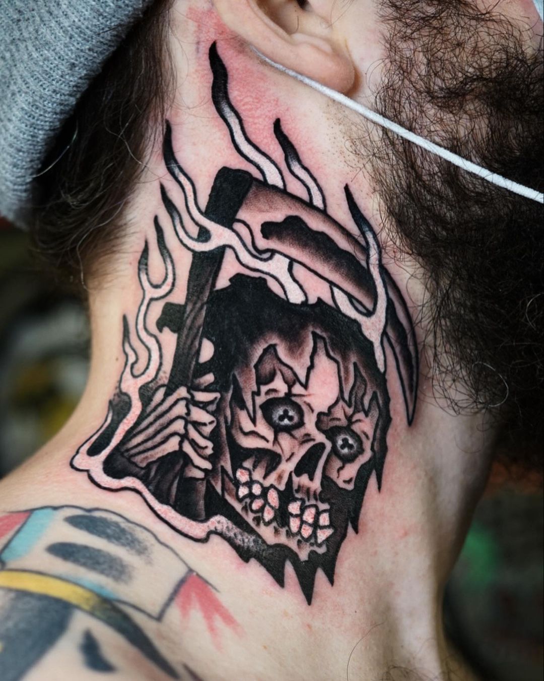 100 Most Unusual Grim Reaper Tattoo Designs