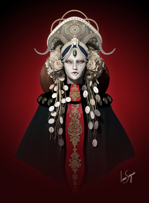 darthluminescent:Padme Amidala Reimagined // by L. Sayuri