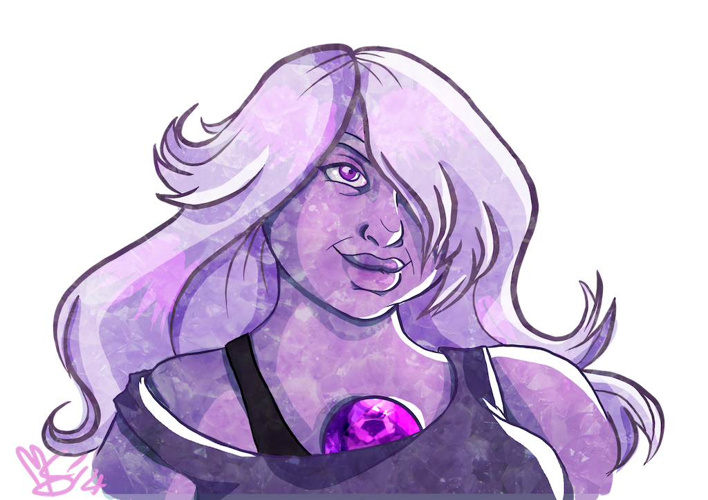 sukrin-art:  I like to think that the Crystal Gems look as if they’re made entirely