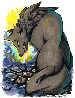 shamelessmagic:  Cry Wolf Finished The Wolf