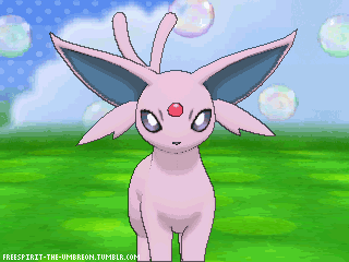 freespirit-the-umbreon:  I think Espeon has a very cute idle animation when it’s