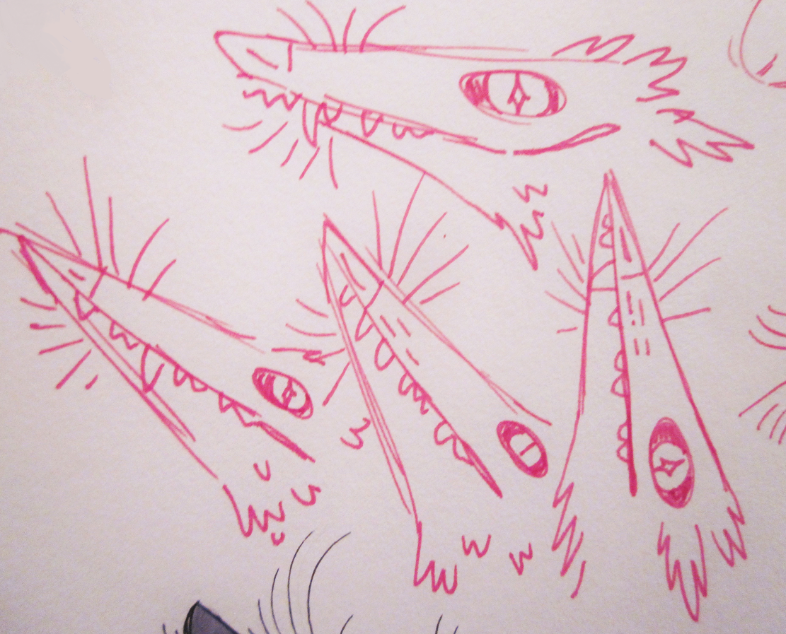 galleytrot:  inktober 1: mostly ink sketchdump of lots of doggos because i didn’t