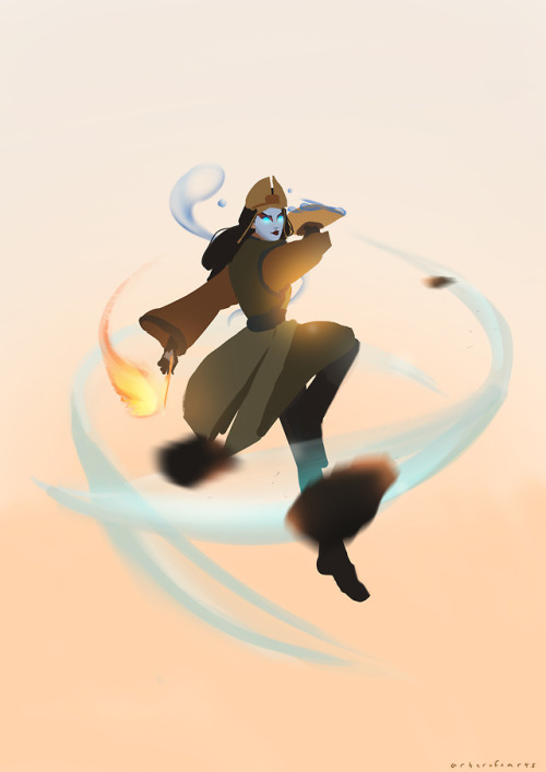 artcroftarts:I feel like I need to know more about Kyoshi, considering that she LiVED tILL sHe waS 2