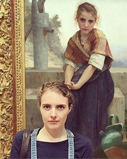 Visitors Find Their Museum Doppelgngers In This Series Of Photos.