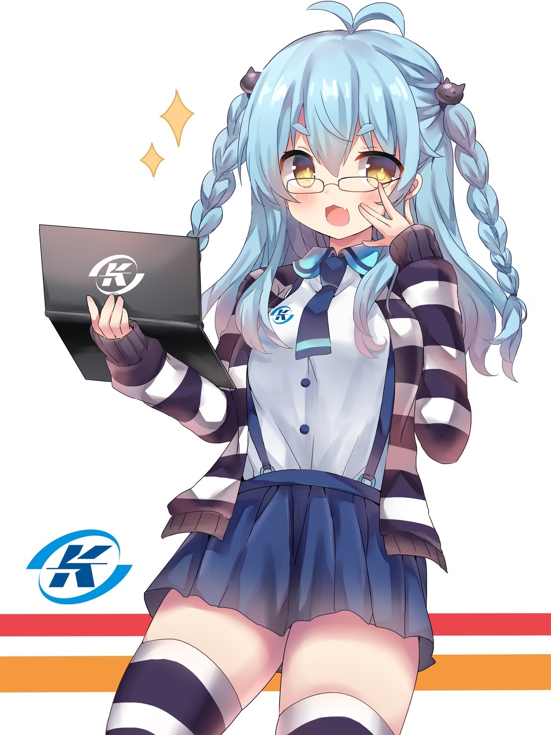 megane2k:  shiodome oji megane seifuku sweater thighhighs | #349367 | yande.re