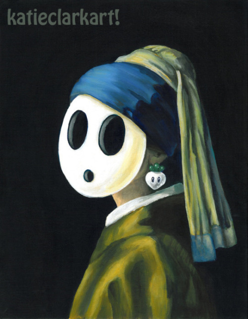 retrogamingblog: Shy Guy Classic Paintings made by KatieClarkArt