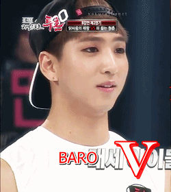 sakuratuanct:  Baro VS Minho for new KBS ProgramThis game is intense as fuck. 