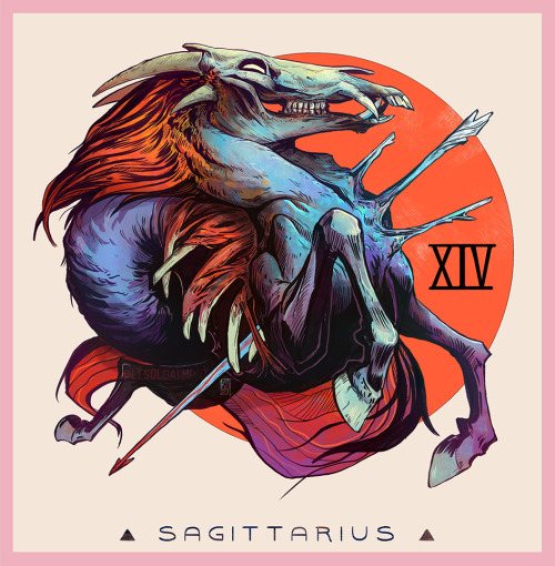 Horrors/Cope - Sagittarius“The Flaming Arrow” Laughing in the face of danger and shaking away the pa