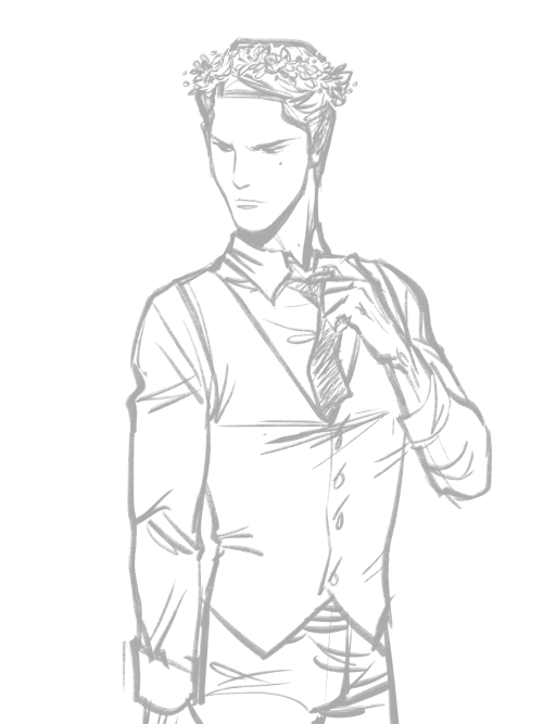 applesandbannas747:Seiji looks incredibly pretty in waistcoats and flower crowns and that’s a fact. 