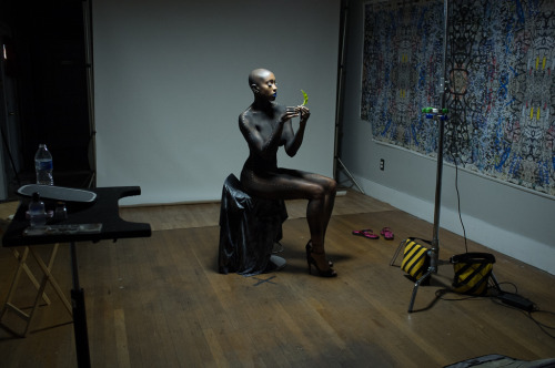 aznotnewk:  The Mi Amore EDITION of the \blak\ CODE featuring Kwentonza. This edition of the \blak\ CODE series by Mi Amore is her own interpretation of what “\blak\ CODE” means to her.Photography by: Gus Bennett Makeup and conceptual ideas by: Mi