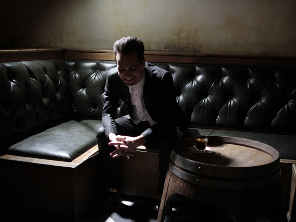 marchingclocks:  Brendon Urie on the set for Nicotine  It’s been a big day for