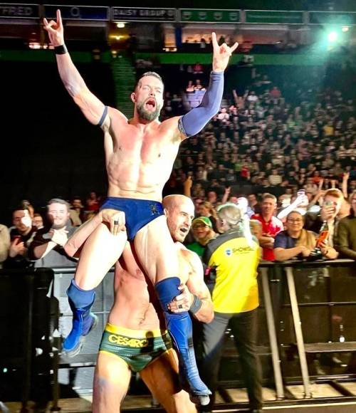 Cesaro and Finn Balor&hellip; two of the hottest wrestlers of all time 