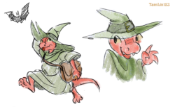 kenthedm-inspiration:  tamlin123:  Lizard Wizard!Some sketches of my Kobold Wizard, Ermine Dusthuffer.  I already love him.