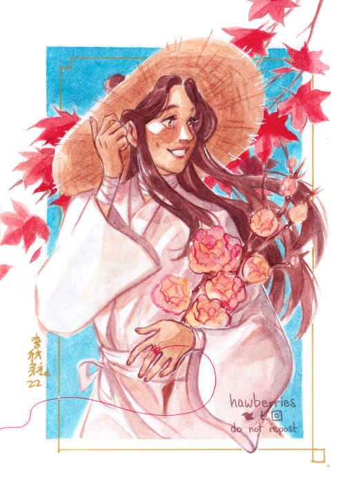 also, after some mild panic about what shade of red to use, successfully painted hualian [images are