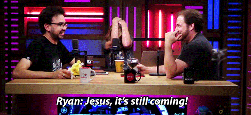 ryanismyfave:  The AH crew teamed up to bombard Ryan on The Patch #66 This plan was