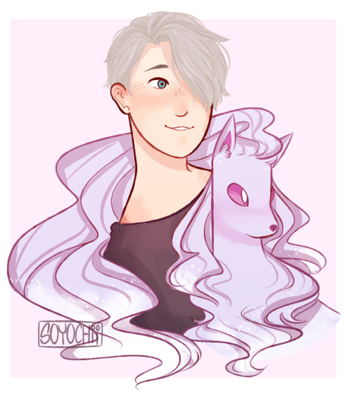 soyochii: Victor and his Shiny Alolan Ninetails would be great at pokemon competitions.