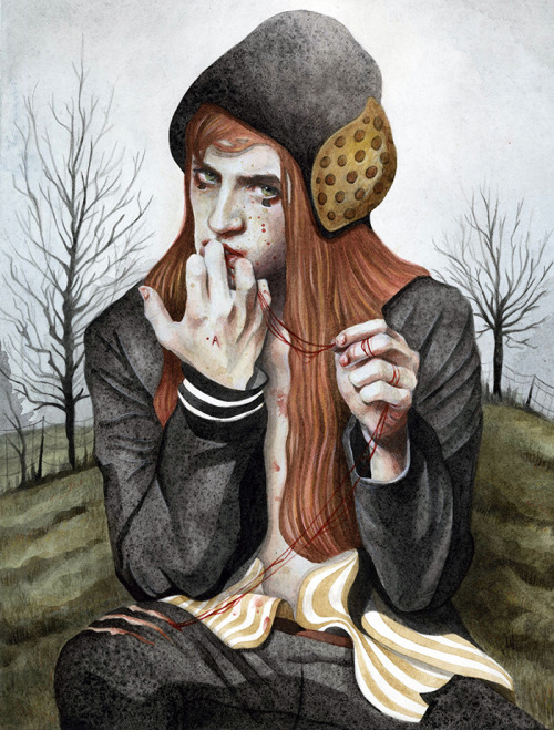 asylum-art:Kaspian Shoreon BehanceKaspian Shore is a self-taught painter and illustrator, born in 19