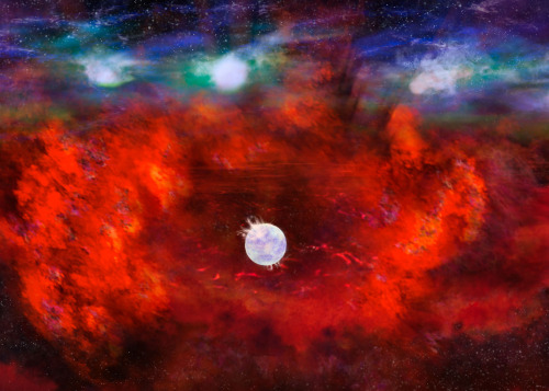 kaijuno: spacetimewithstuartgary: ALMA FINDS POSSIBLE SIGN OF NEUTRON STAR IN SUPERNOVA 1987A Two te