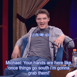 geoffsfree:  Michael and Meg teasing Gavin is literally my favorite thing.. 