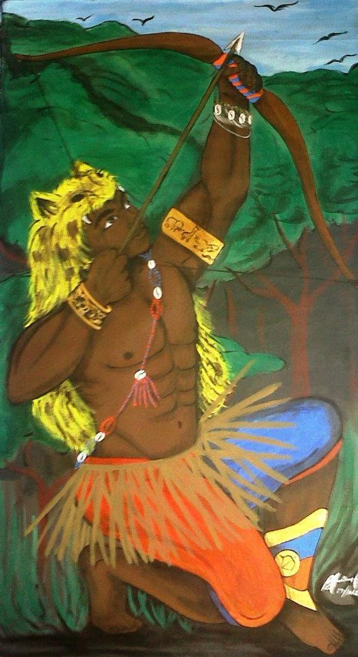 divinemoon:  Beautiful Yoruban art of the Orishas! Starting at the top: Yemaya, Obatala,