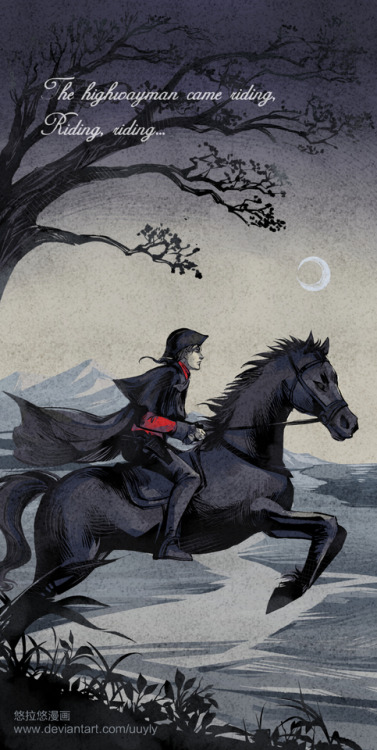 The Highwayman Many years ago， I listened to a song，sung by  Loreena McKennitt. I very like her